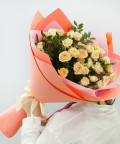 Фото Букет из 9 кустовых роз  - 3